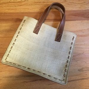 Woven Straw Bag by Esprit